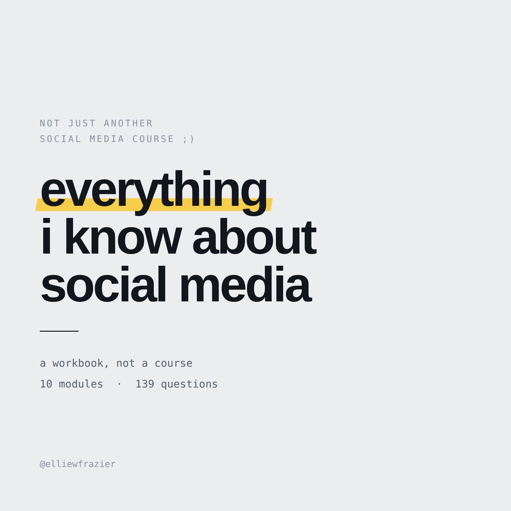 The cover of everything i know about social media
